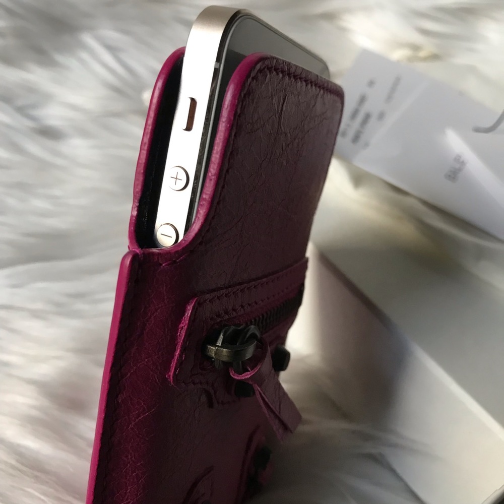 Balenciaga Pink Phone/Card Case Tech - Picture 8 of 8